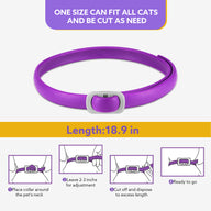 Oimmal Calming Collar for Cats - 2 Packs