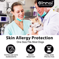 Oimmal Flea & Tick Collar for Dogs (4 Collars) - Black