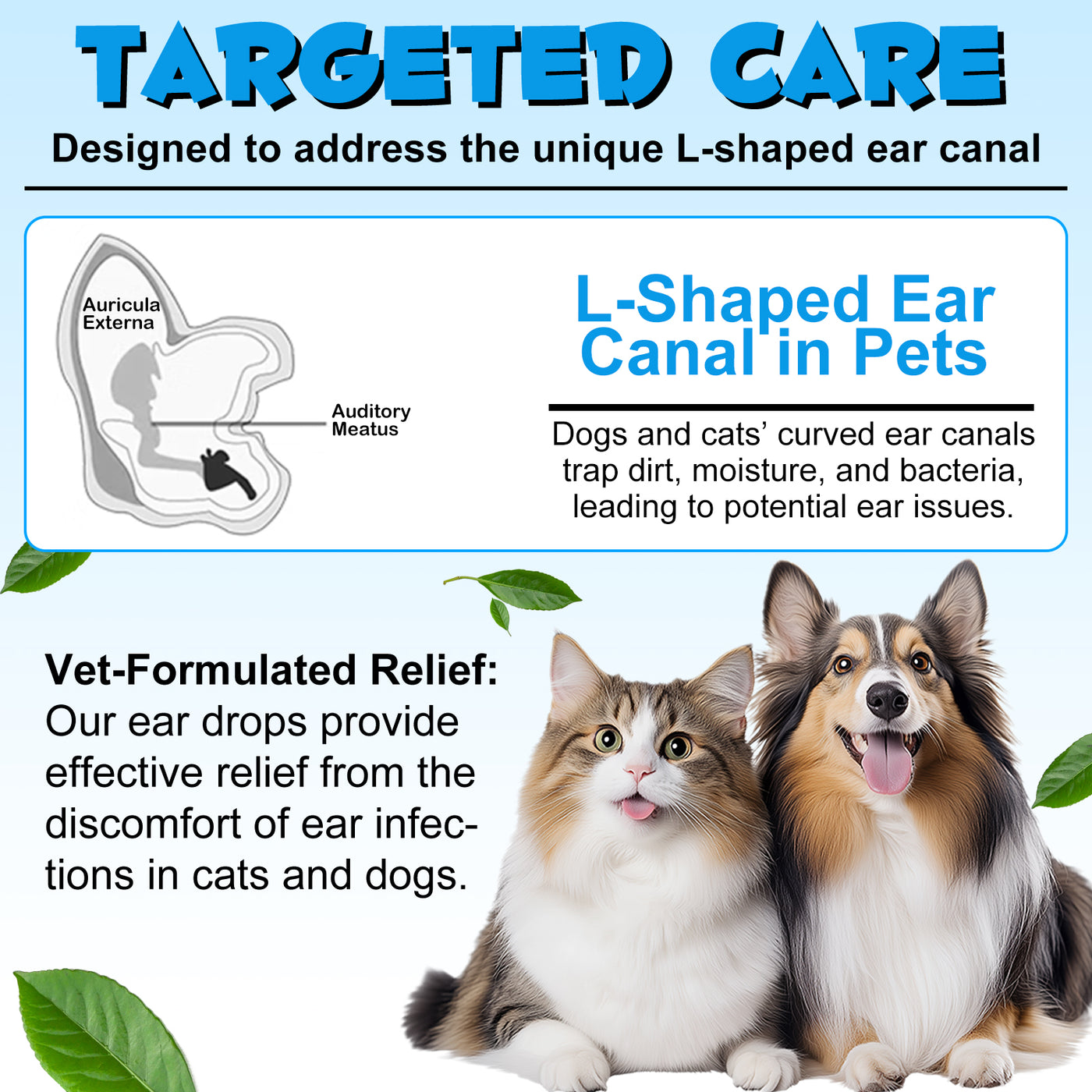 Oimmal Pets Ear Drops 60ml - 3Pack