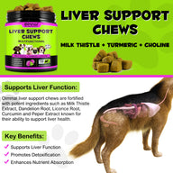 Oimmal 150pcs Dog Liver Support Chews