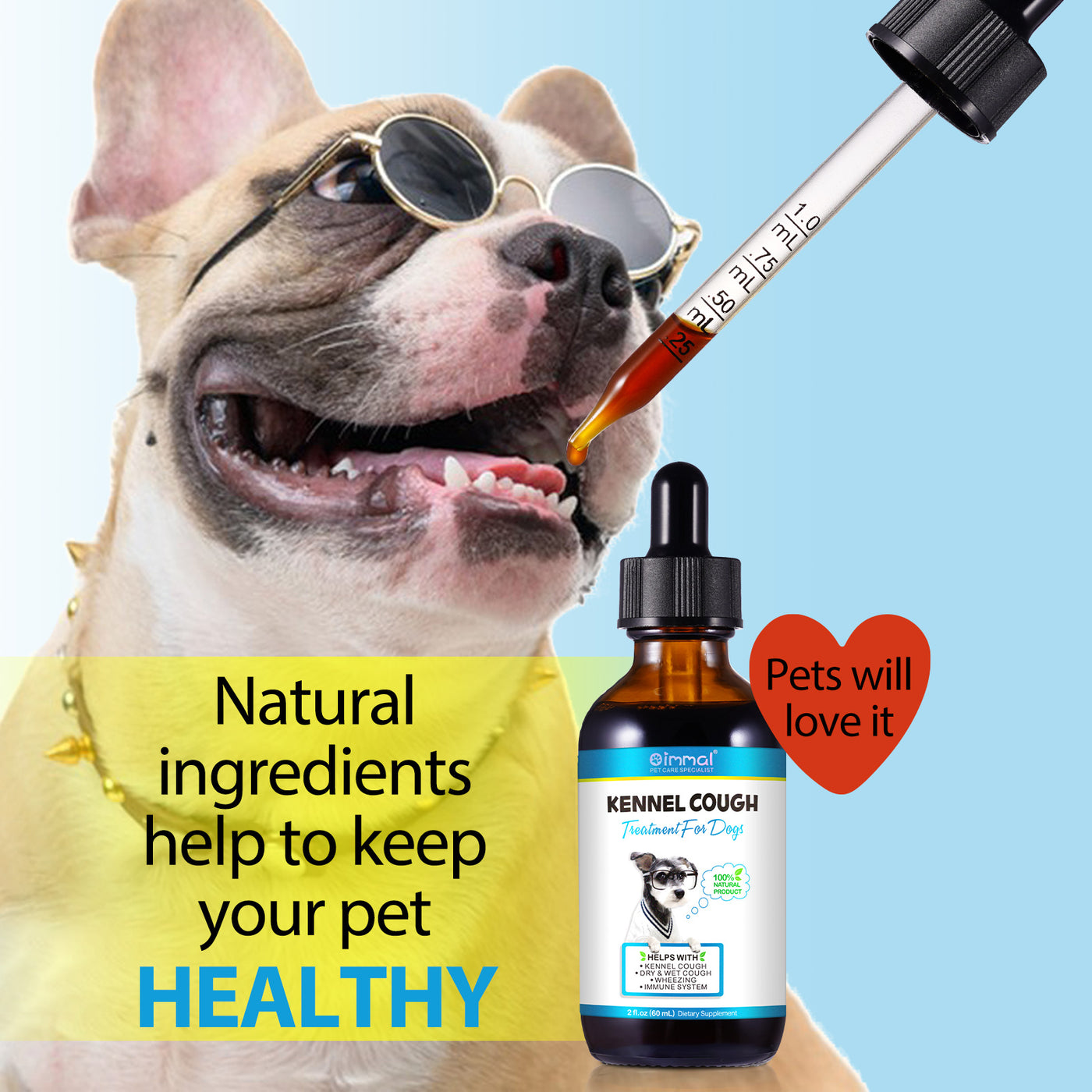 Oimmal Kennel Cough Treatment for Dogs - 2Pack