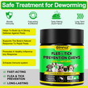 Oimmal 150pcs Dog Flea & Tick Chews (Peking Duck Flavor) - 2Pack