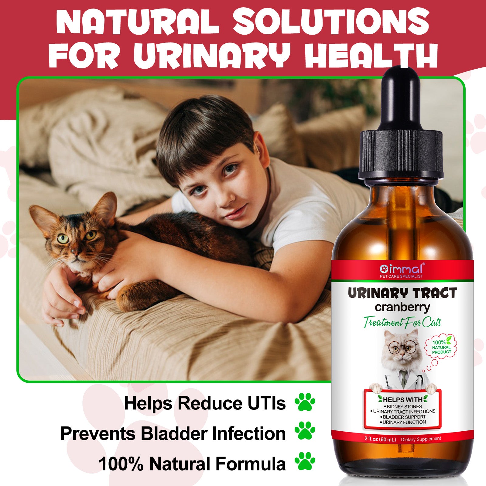 Oimmal Cats Urinary Tract Supplement