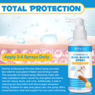 Oimmal Antimicrobial Anal Gland Spray for Cat - 2Pack