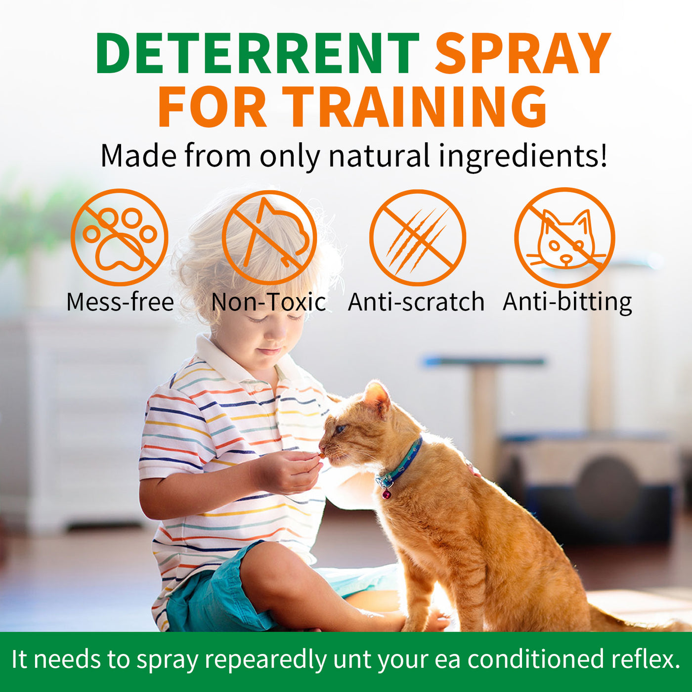 Oimmal Cat Spray Deterrent - 2 Packs