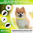 Oimmal Flea & Tick Collar for Dogs (4 Collars) - Green&Yellow