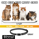 Oimmal Flea & Tick Collar for Cats (4 Collars) - Black