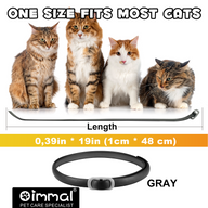 Oimmal Flea & Tick Collar for Cats (4 Collars) - Black