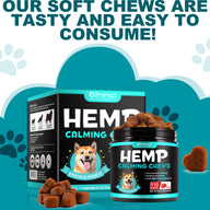 Oimmal Hemp Calming Chews / Bacon Flavor - 2 Packs