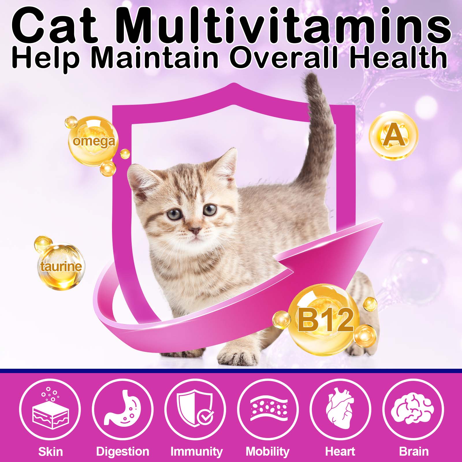Oimmal Cat 15in1 Multivitamin Chews 100g - 2Pack