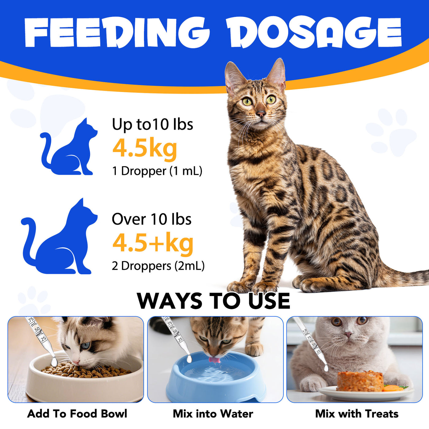 Oimmal Taurine Drops for Cat - 1Pack