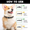 Oimmal Flea & Tick Collar for Dogs (4 Collars) - Black