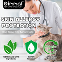 Oimmal Flea & Tick Collar for Cats (4 Collars) - Black