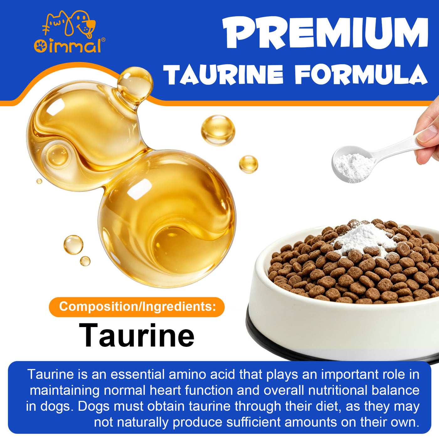 Oimmal Dog Taurine Powder - 1Pack
