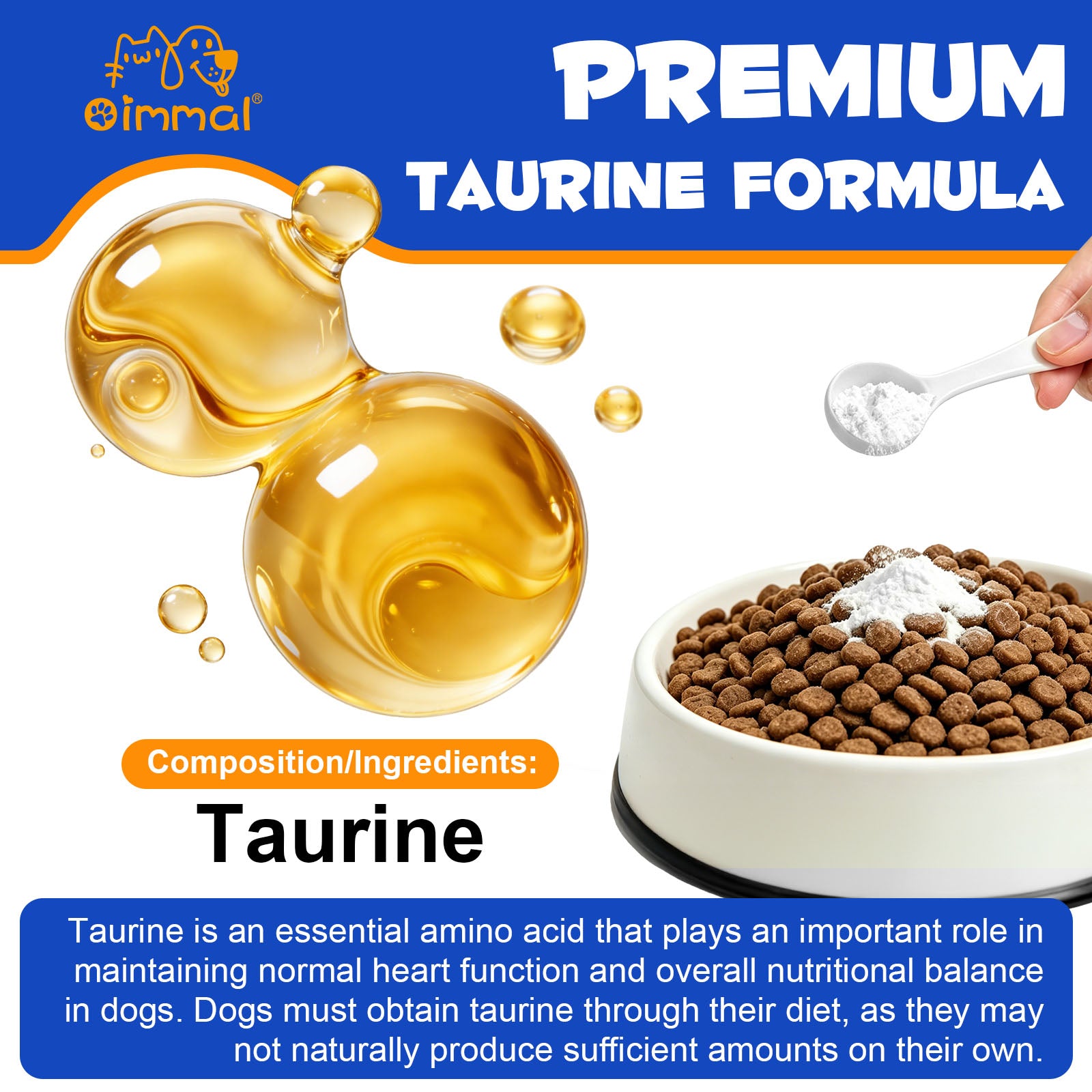 Oimmal Dog Taurine Powder - 1Pack