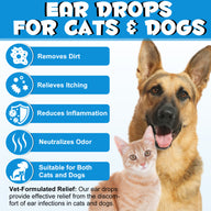 Oimmal Pets Ear Drops 60ml - 2Pack
