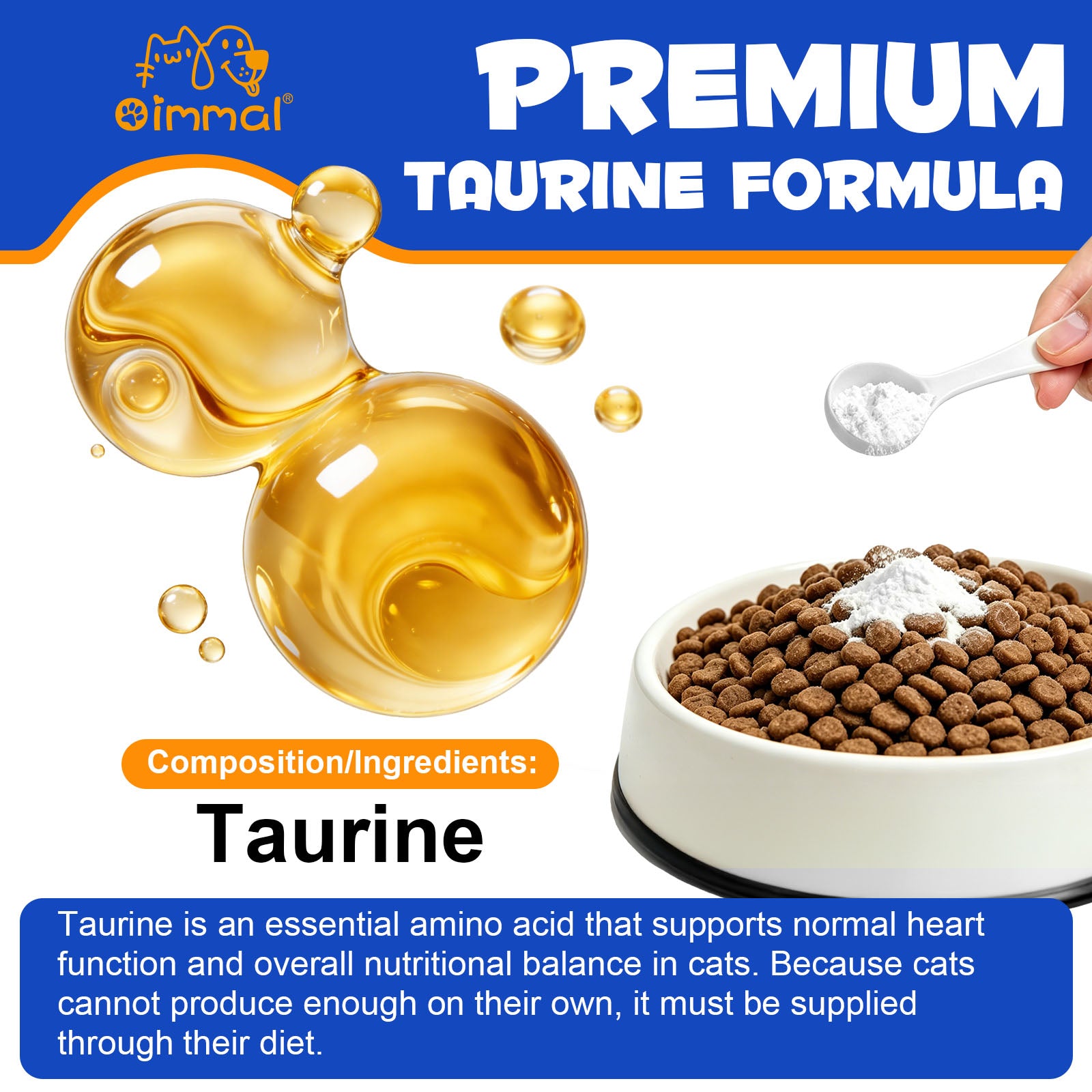 Oimmal Cat Taurine Powder - 1Pack