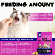 Oimmal Cat 15in1 Multivitamin Chews 100g - 2Pack