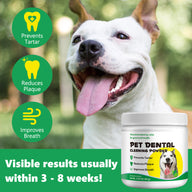 Oimmal Pet Dental Cleaning Powder for Dogs - 2 Packs