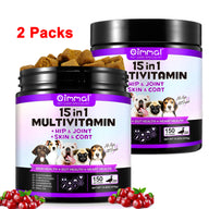 Oimmal 15in1 MULTIVITAMIN+HIP & JOINT+SKIN & COAT- 2 Packs