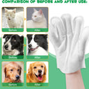 Oimmal Pets Cleaning Gloves Wipes - 8 Pack