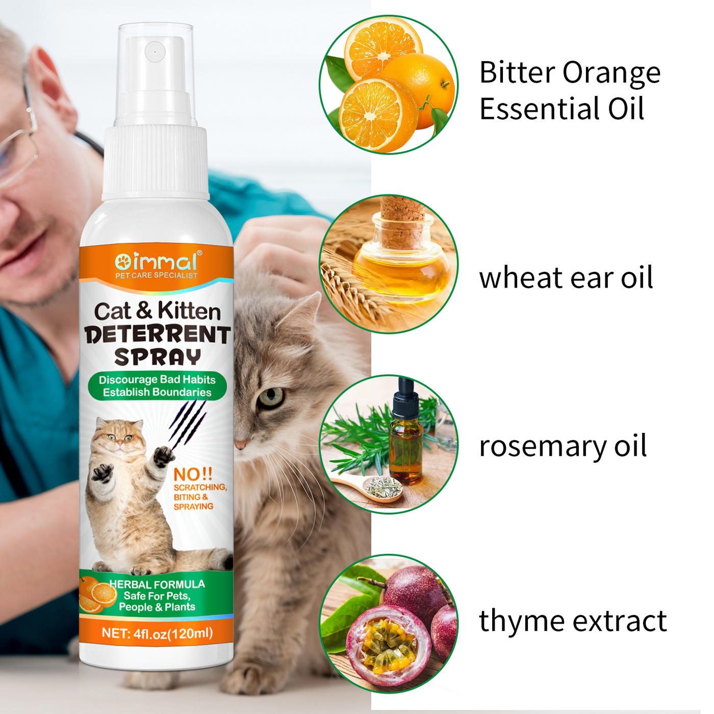 Cat deterrent spray essential oil best sale