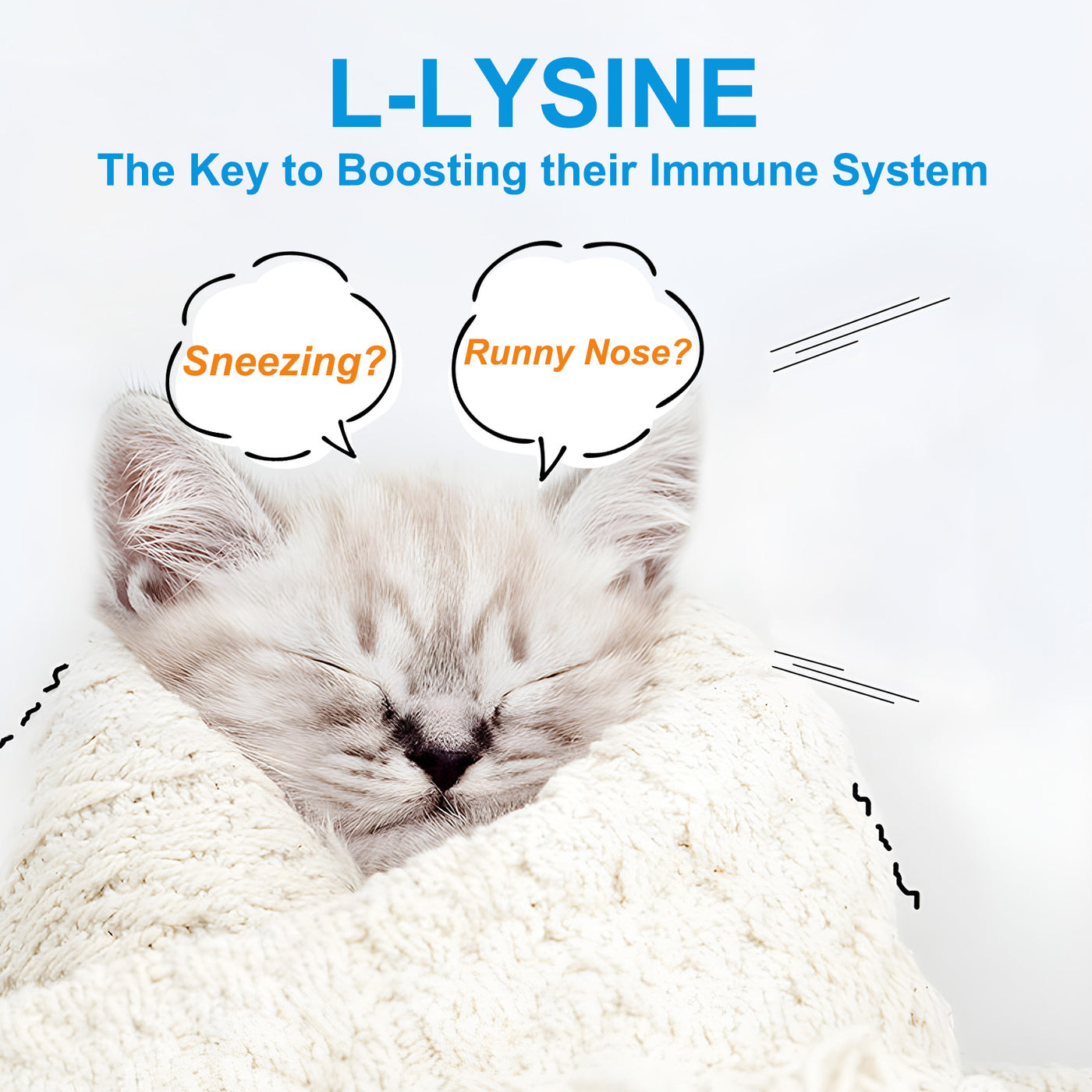 Oimmal L-Lysine Immune Support Power for Cat - 2Pack