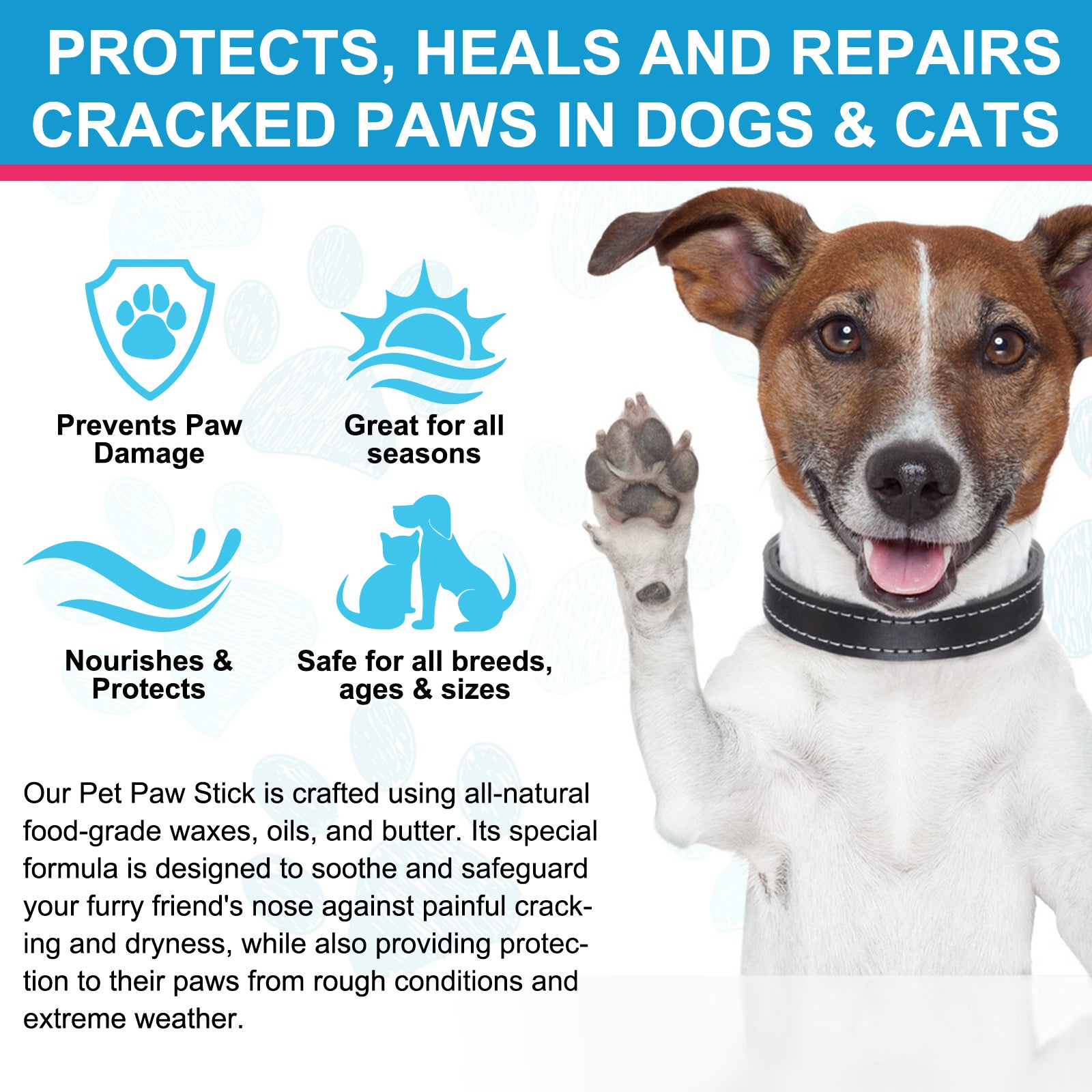 Oimmal Pet Paw Balm Stick - 2Pack