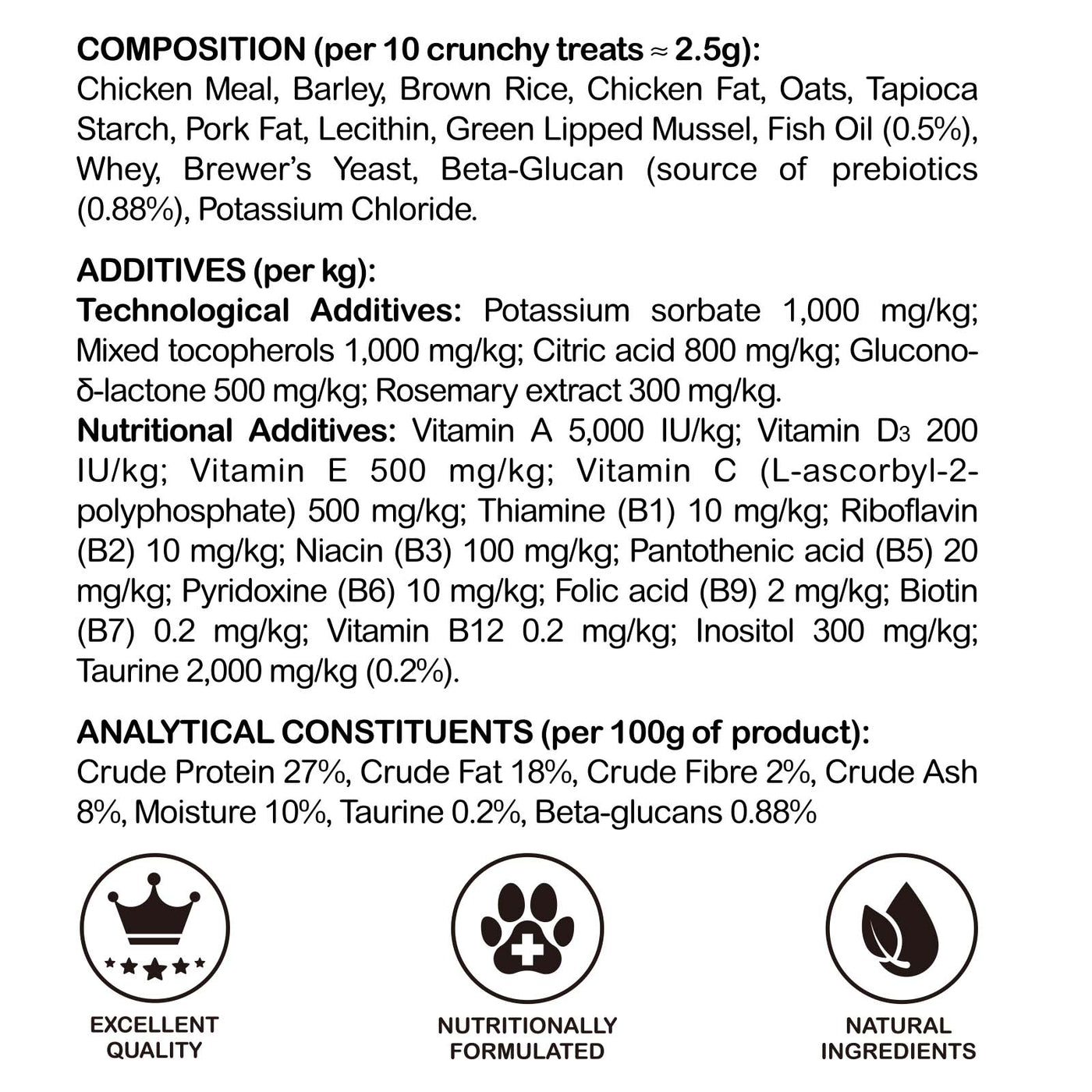 Oimmal Cat 15in1 Multivitamin Chews 100g - 2Pack
