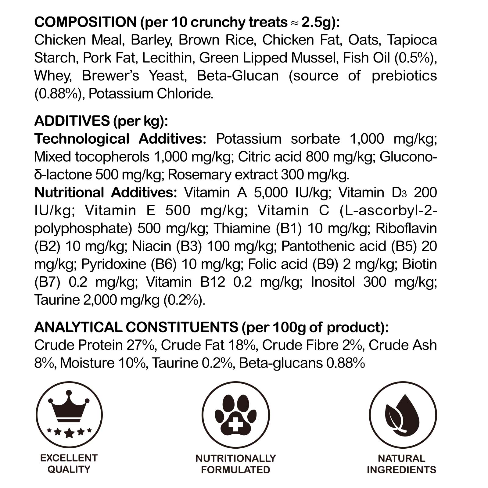 Oimmal Cat 15in1 Multivitamin Chews 100g - 2Pack