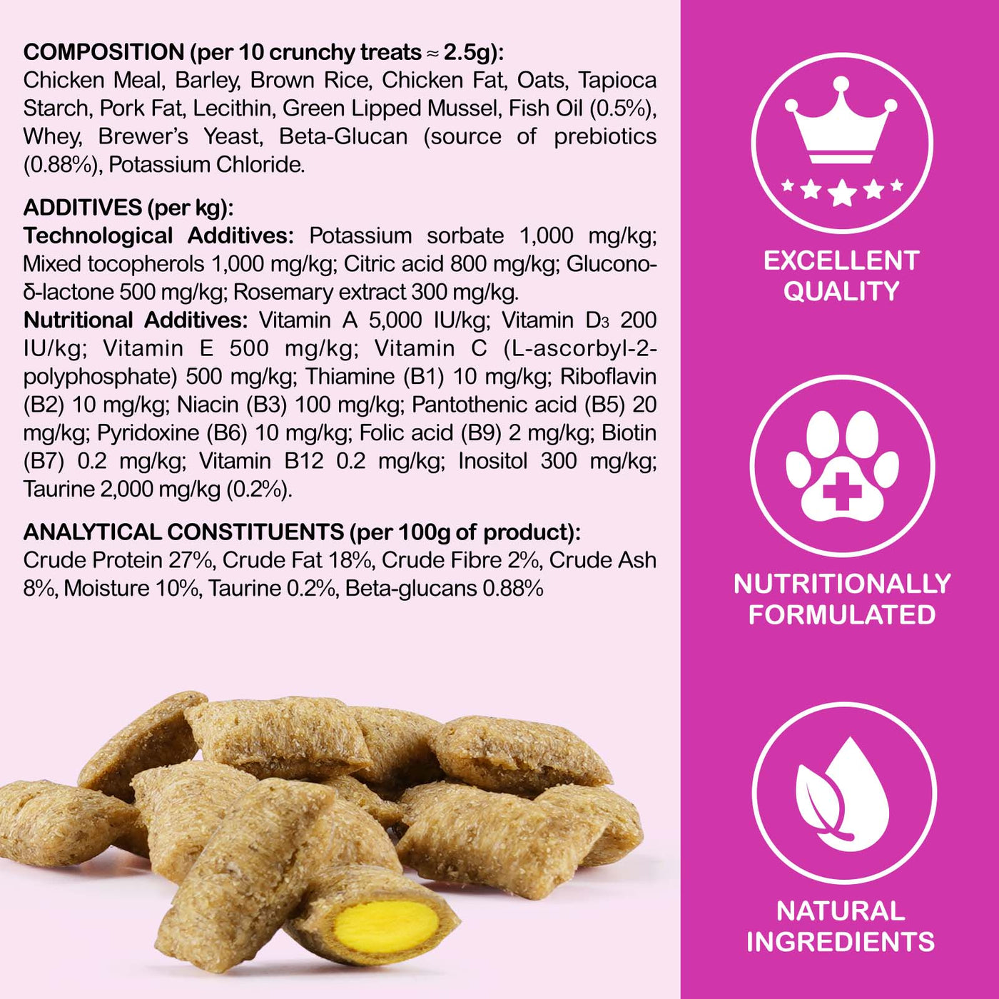 Oimmal Cat 15in1 Multivitamin Chews 100g - 2Pack