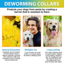 Oimmal Flea & Tick Collar for Dogs (4 Collars) - Blue&Orange