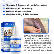 Oimmal Dog Wound Healing Spray 100ml - 2Pack