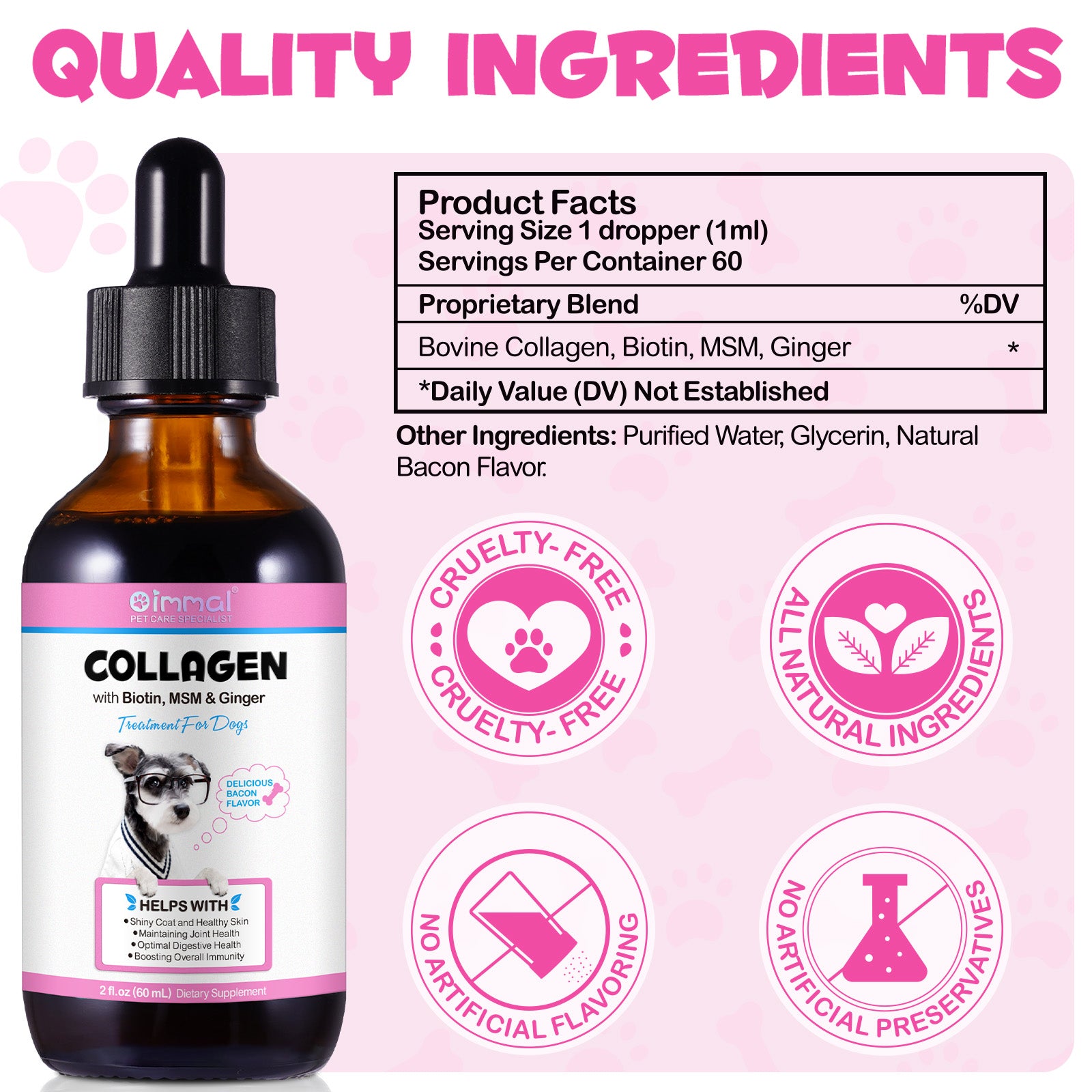Oimmal Collagen Drops for Dogs