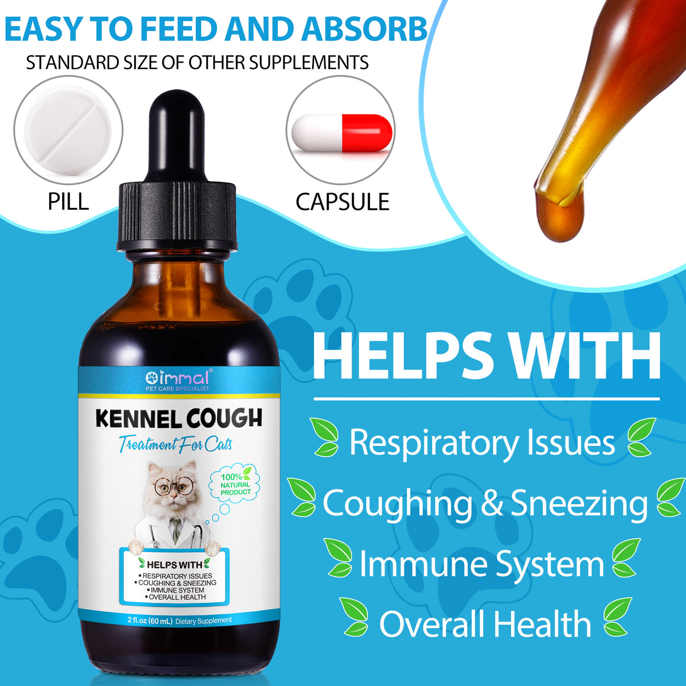 Oimmal Kennel Cough Treatment for Cats