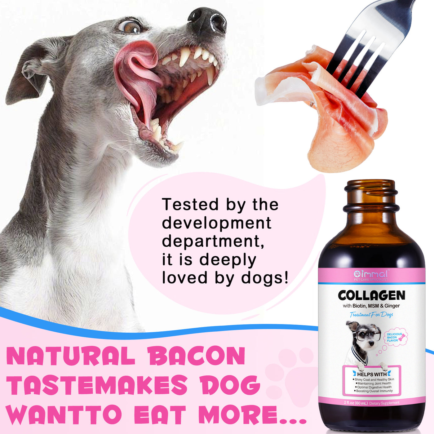 Oimmal Collagen Drops for Dogs