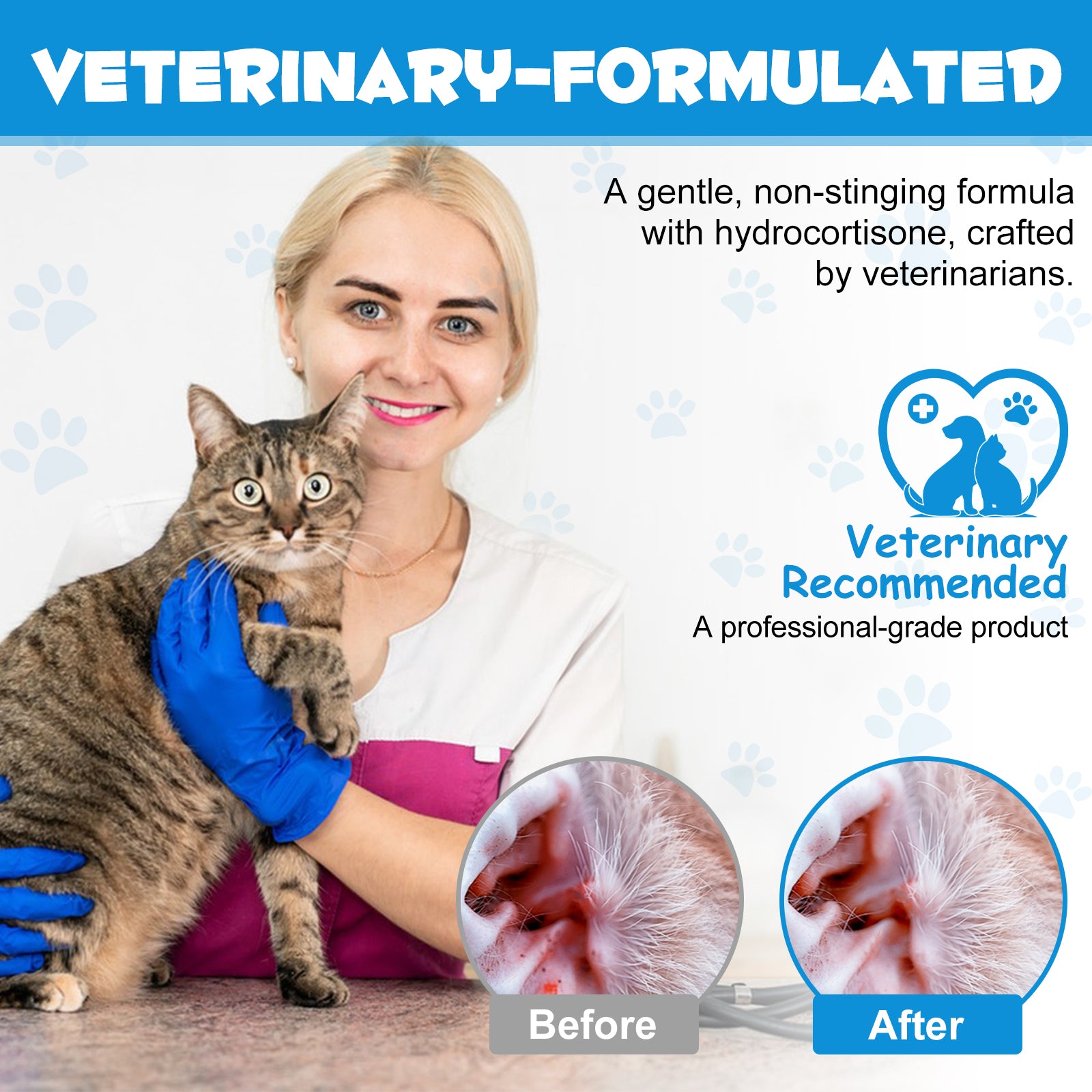 Oimmal Pets Ear Drops 60ml - 3Pack