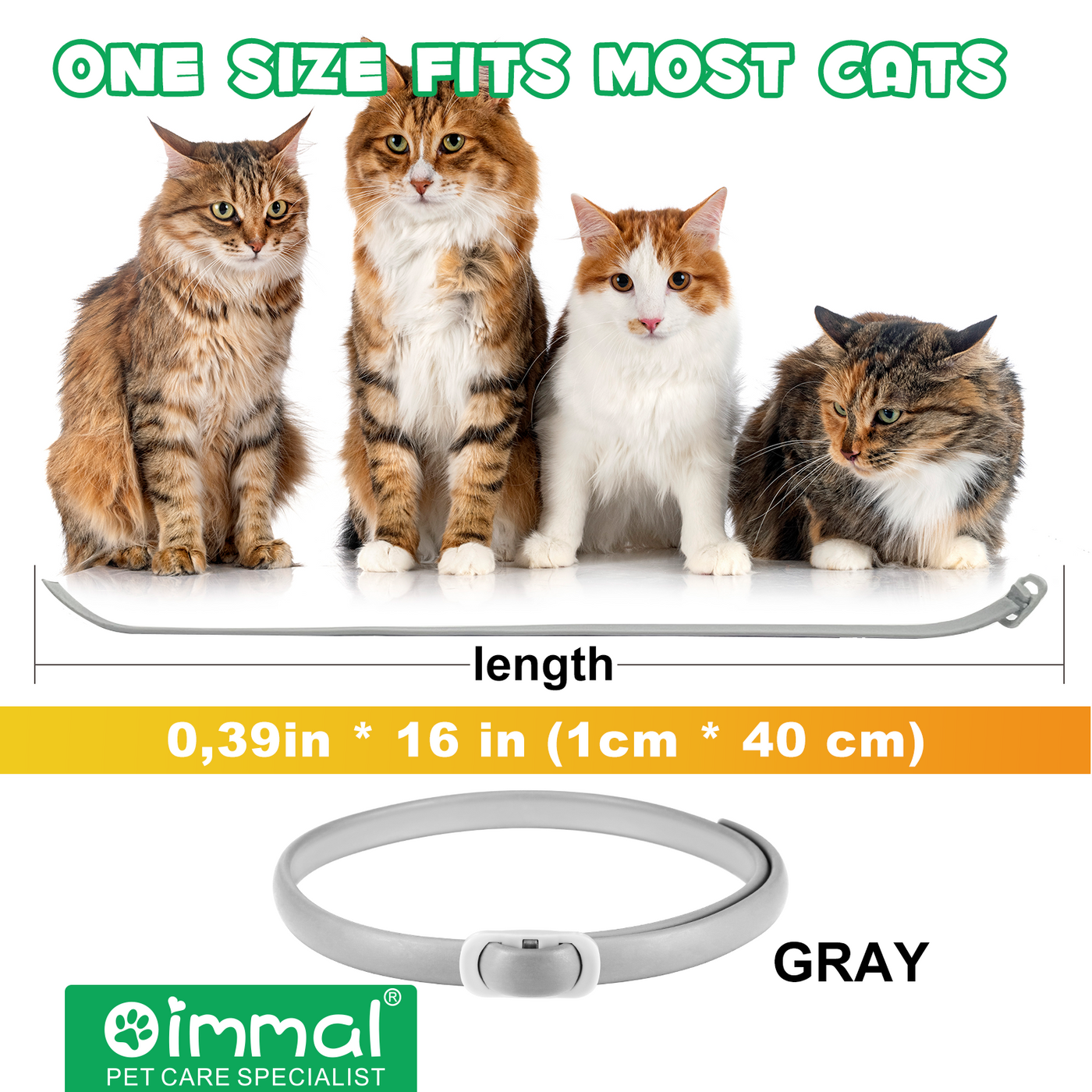 Oimmal Flea & Tick Collar For Cats
