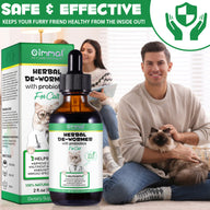 Oimmal Herbal De-Wormer Drops for Cat - 2Pack