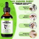 Oimmal 3-in-1 Probiotic Drops for Dogs - LOT of 2