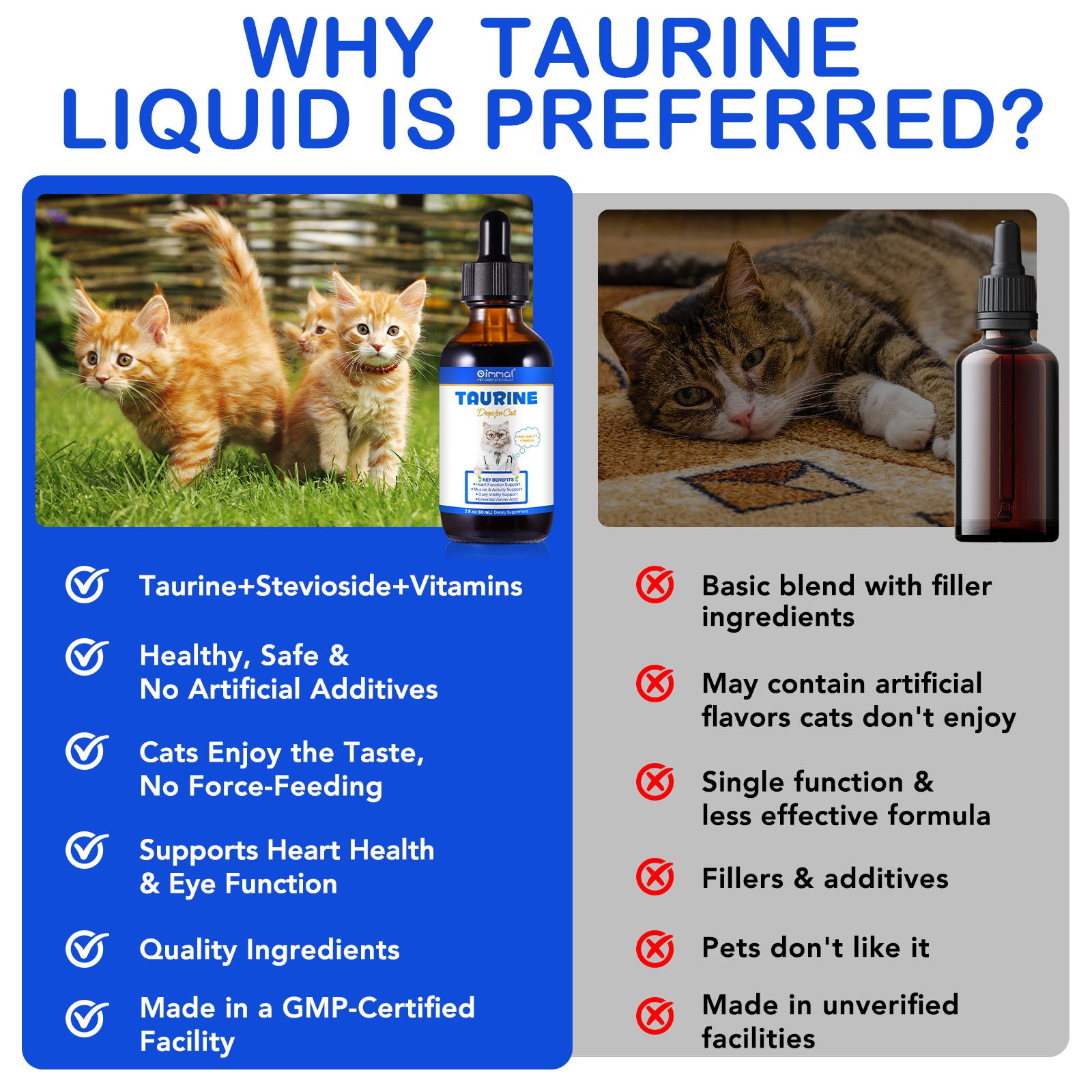 Oimmal Taurine Drops for Cat - 1Pack