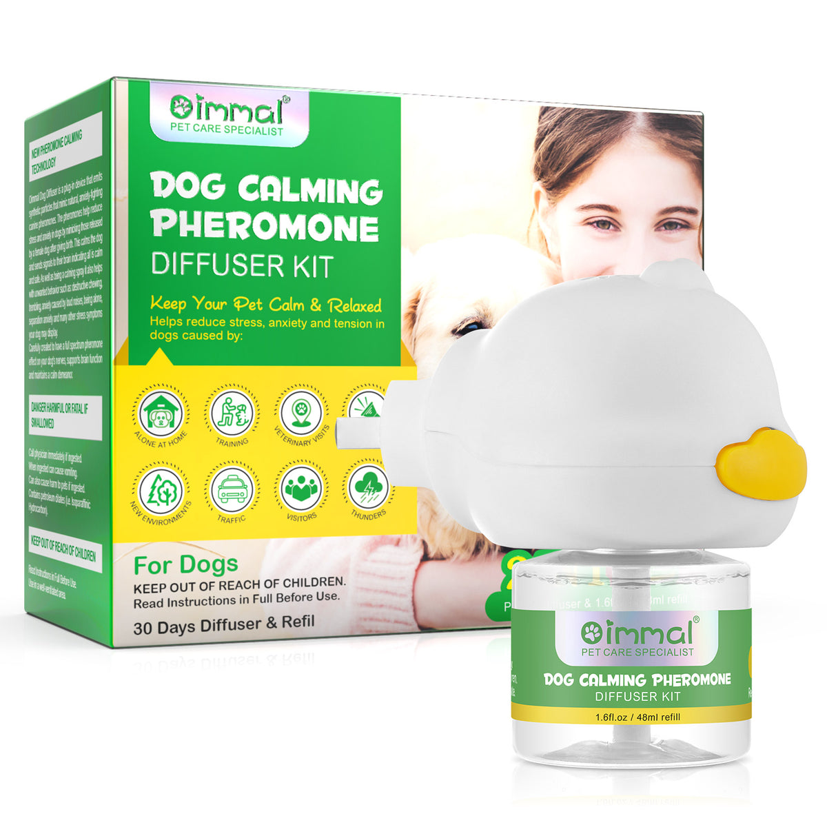 Dpg Diffuser Oimmal Dog Calming Pheromone Diffuser Kit · oimmal