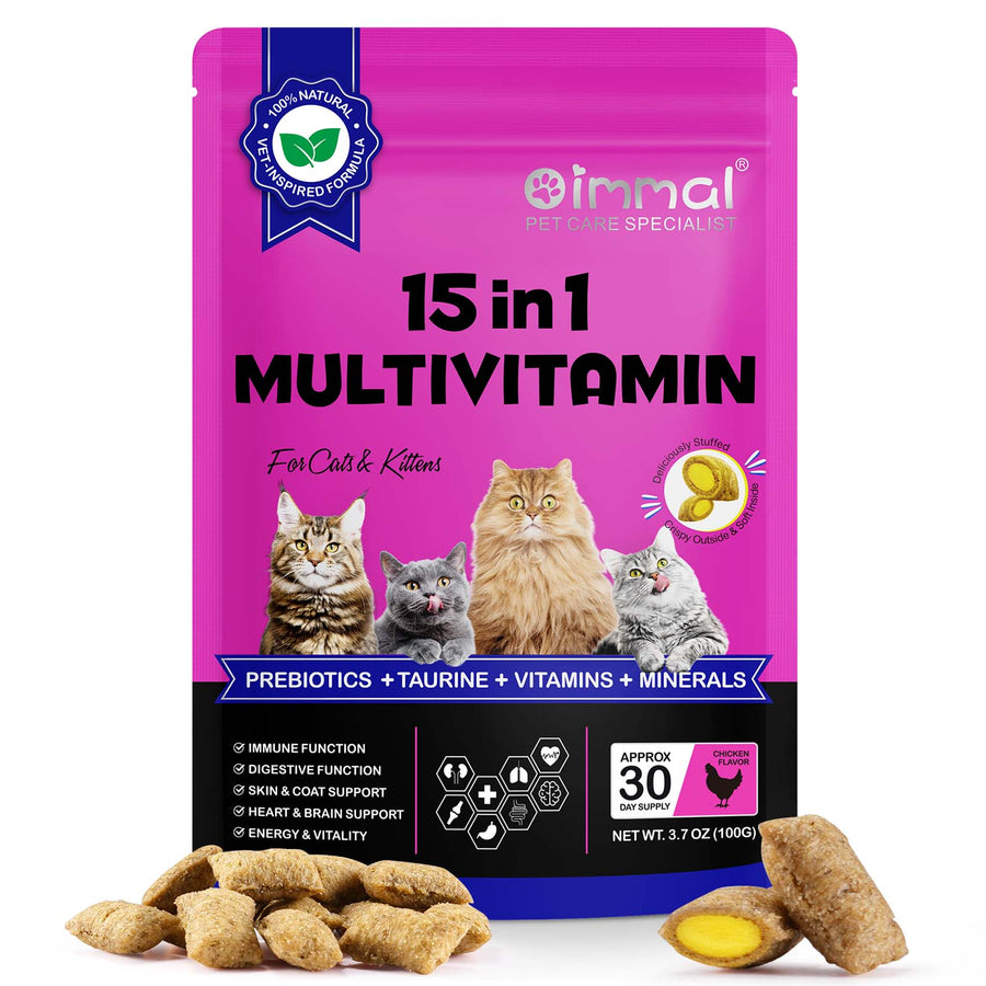 Oimmal Cat 15in1 Multivitamin Chews 100g - 1Pack