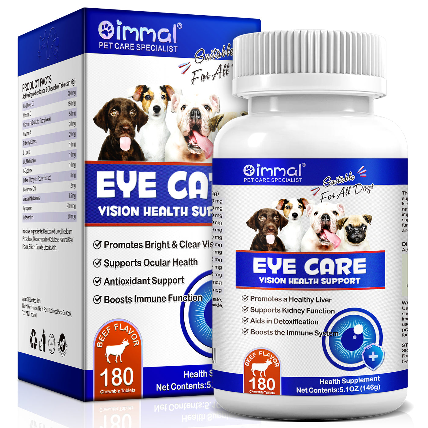 Oimmal Eye Care Supplement for Dogs