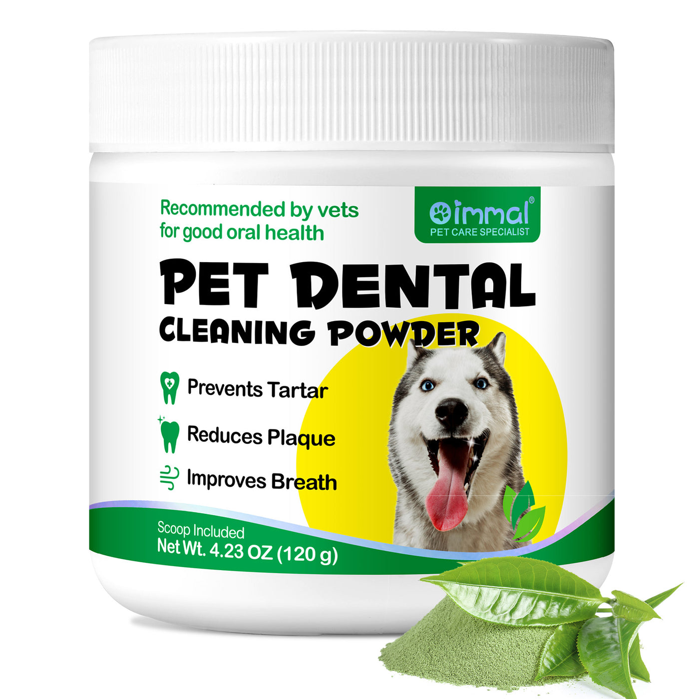 Oimmal Pet Dental Cleaning Powder 120g