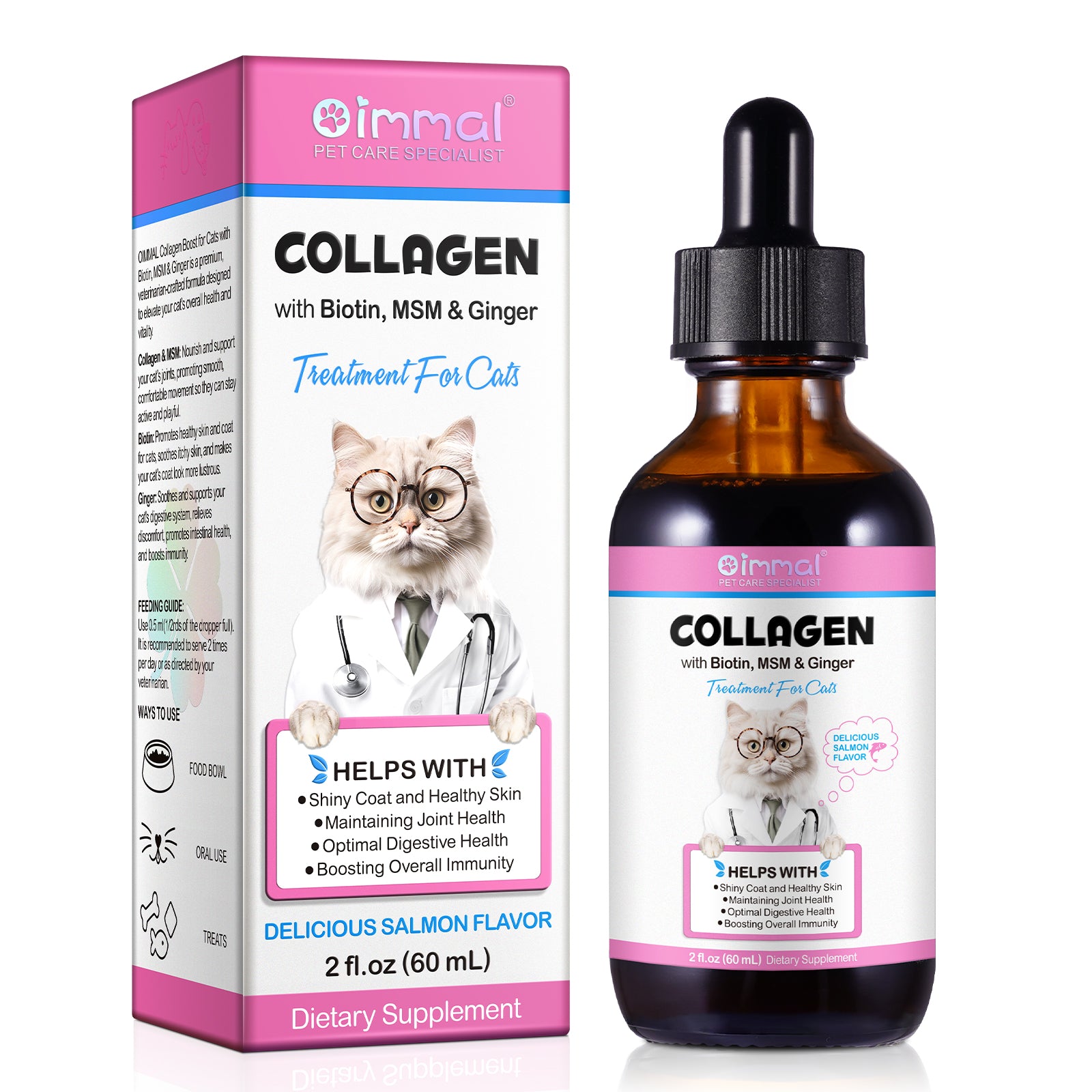 Oimmal Collagen Drops for Cats