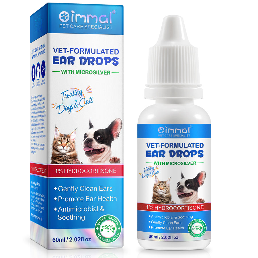 Oimmal Pets Ear Drops 60ml - 1Pack