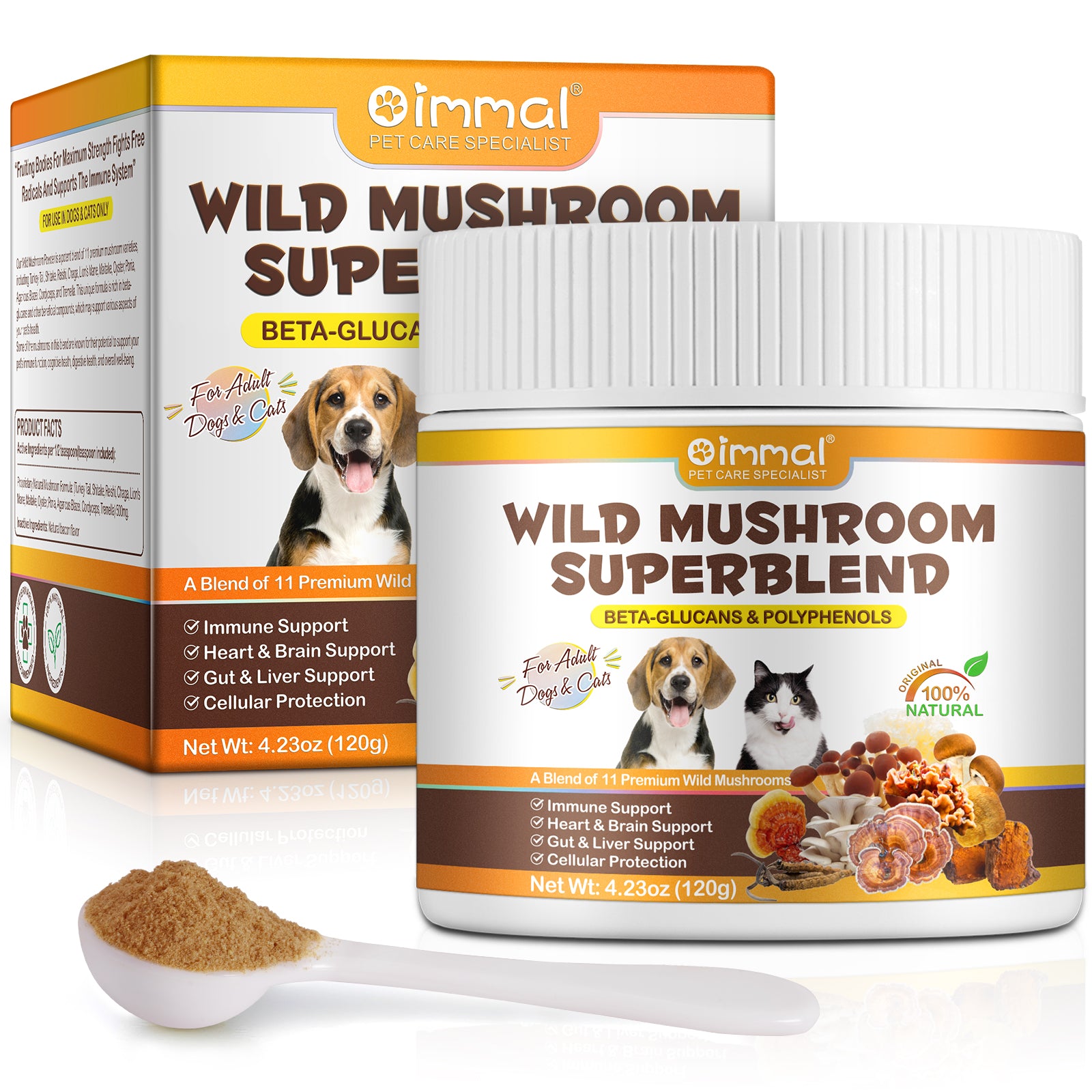 Oimmal Wild Mushroom Superblend 120g - 2Pack
