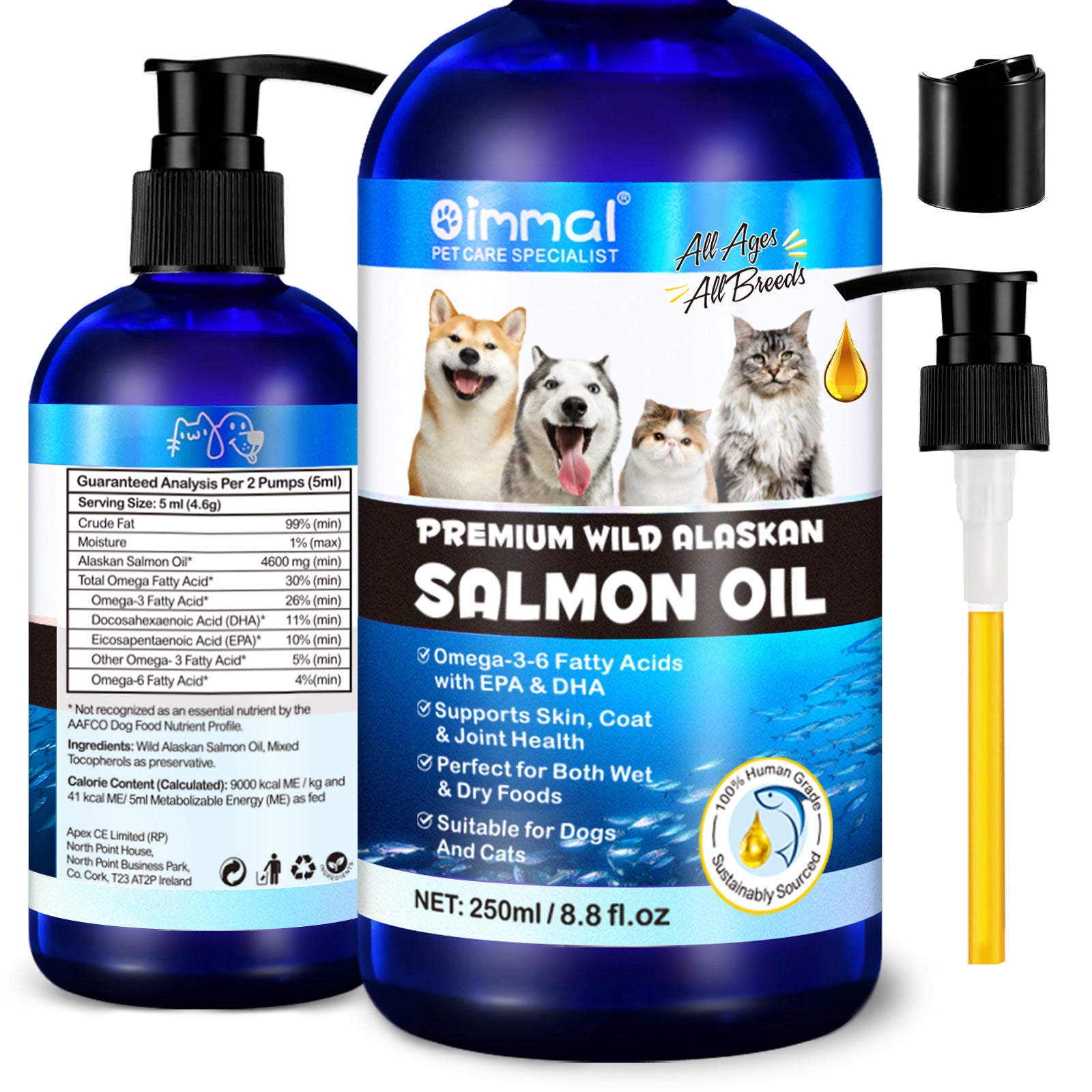 Oimmal Wild Caught Alaskan Salmon Oil oimmal