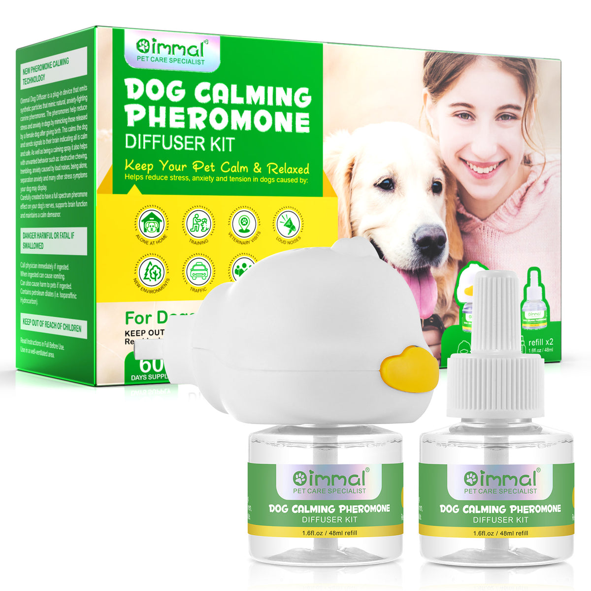 Dpg Diffuser Oimmal Dog Calming Pheromone Diffuser Kit - 4 Packs · oimmal